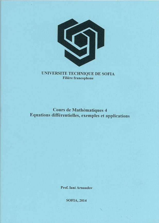 Cours de Mathématiques 4 – Equations différentielles, exemples et applications